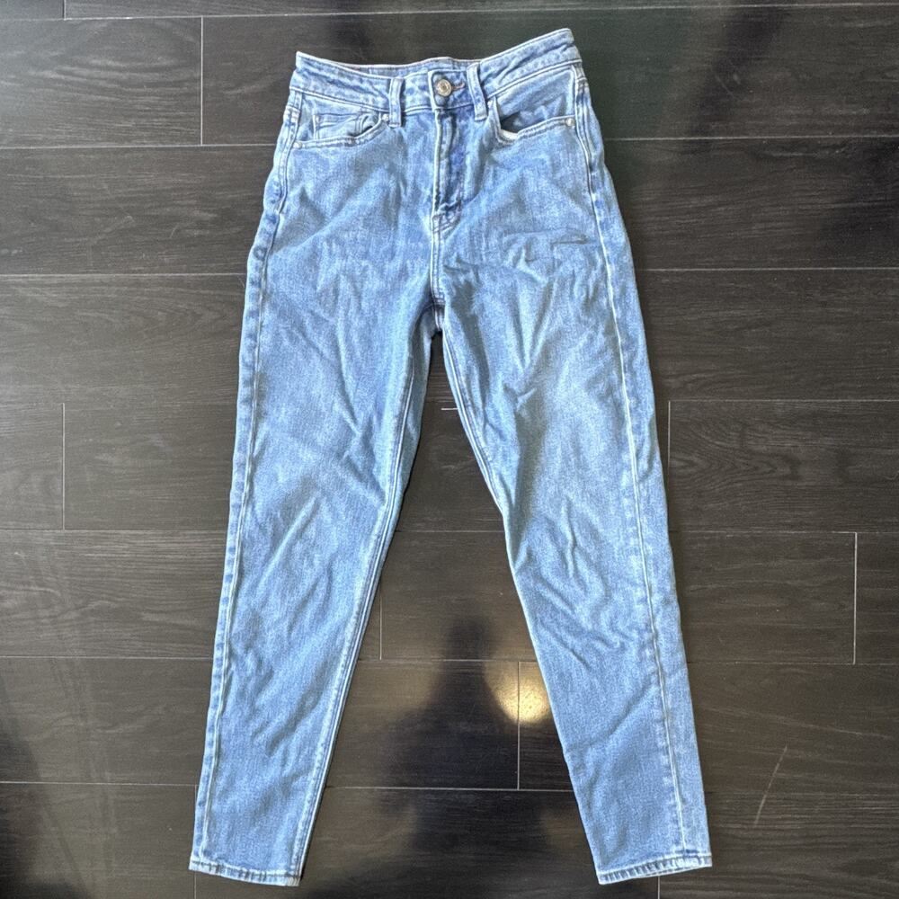 American Eagle Women’s Skinny Fit Light Wash Stretch Denim Jeans Mid Rise